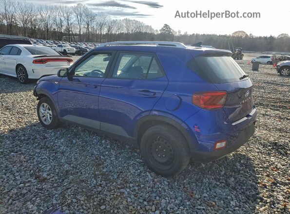 KMHRC8A39LU022707 2020 HYUNDAI VENUE Blue Trasero izquierdo