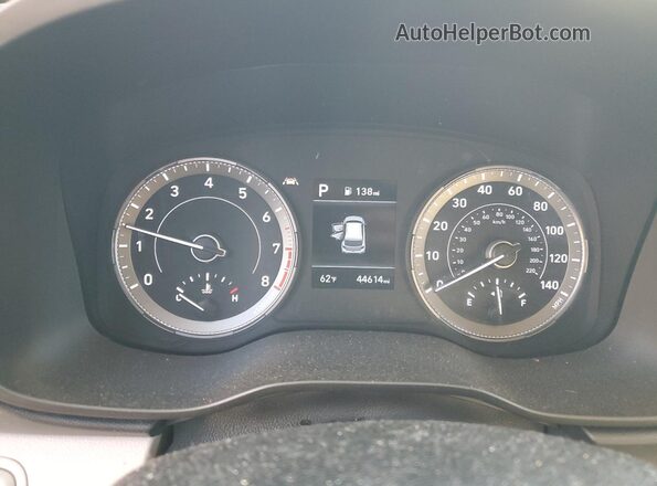 KMHRC8A3XMU105869 2021 HYUNDAI VENUE Gray Instrument cluster view