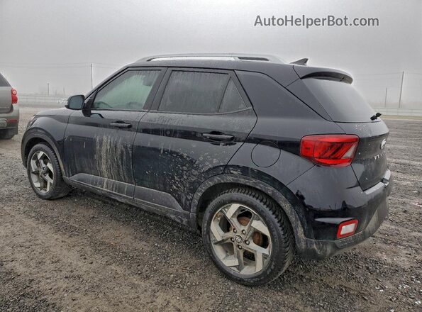 KMHRC8A3XNU197969 2022 HYUNDAI VENUE Black Հետևի ձախ