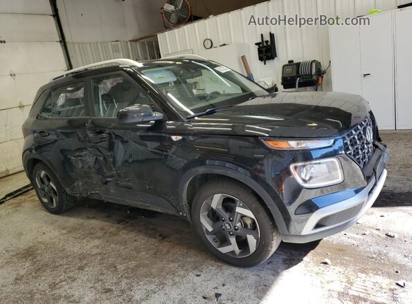 KMHRC8A3XNU200501 2022 HYUNDAI VENUE Black წინა მარჯვენა