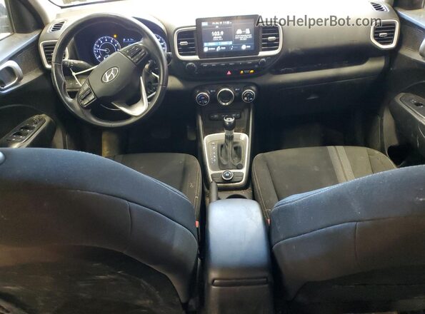KMHRC8A3XNU200501 2022 HYUNDAI VENUE Black წინა პანელის ხედი