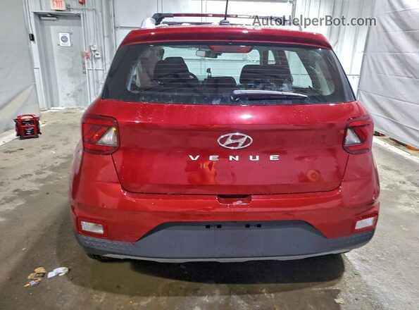 KMHRC8A3XSU372829 2025 HYUNDAI VENUE Red Rear view