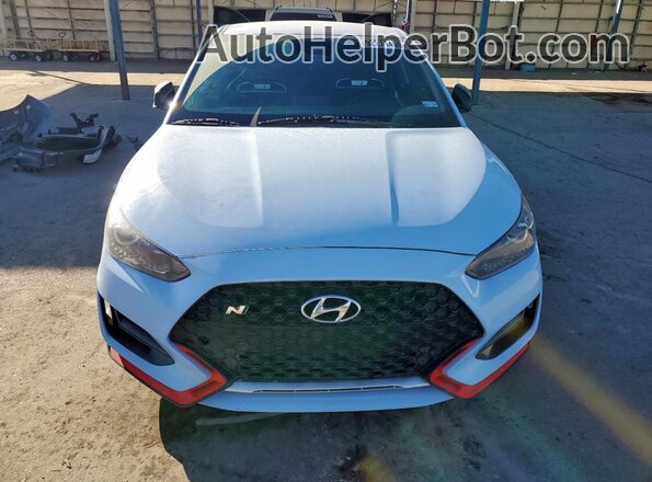 KMHT36AH0MU009285 2021 HYUNDAI VELOSTER Blue Вид спереду