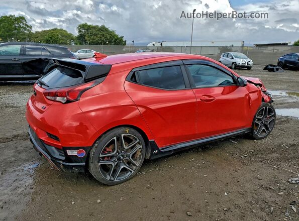 KMHT36AH3MU008860 2021 HYUNDAI VELOSTER Red Задня права чверть