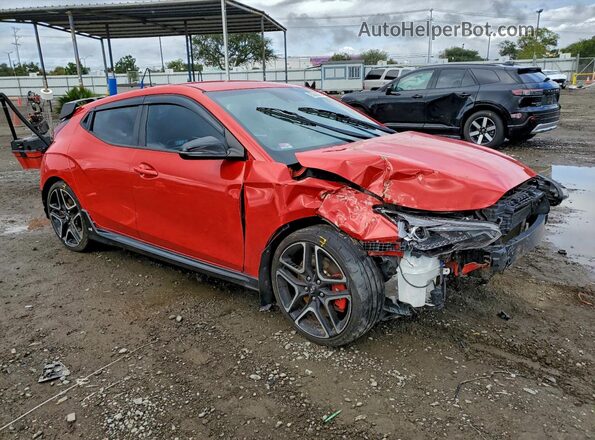 KMHT36AH3MU008860 2021 HYUNDAI VELOSTER Red Передня права чверть