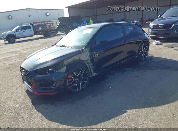 KMHT36AH5LU006932 2020 HYUNDAI VELOSTER N Черный Передняя левая четверть
