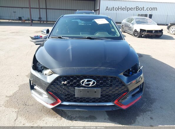 KMHT36AH5LU006932 2020 HYUNDAI VELOSTER N Черный Вид задней части салона