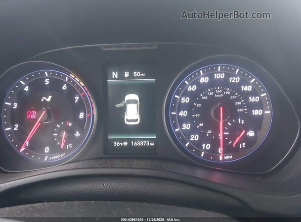 KMHT36AH6LU006390 2020 HYUNDAI VELOSTER N White Հետևի նստատեղերի տեսք