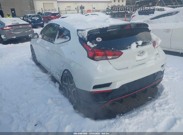 KMHT36AH6LU006390 2020 HYUNDAI VELOSTER N White Հետևի ձախ