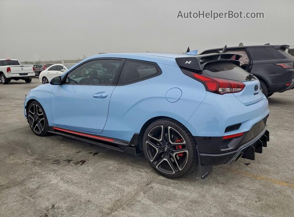 KMHT36AH8LU008240 2020 HYUNDAI VELOSTER Blue Հետևի ձախ