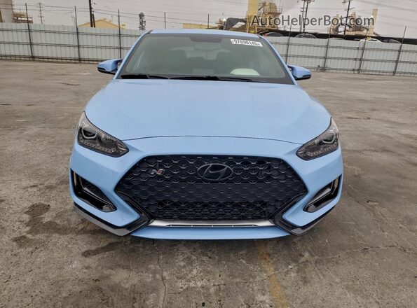 KMHT36AH8LU008240 2020 HYUNDAI VELOSTER Blue Դիմացի տեսք