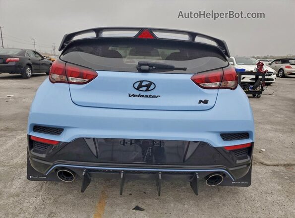 KMHT36AH8LU008240 2020 HYUNDAI VELOSTER Blue Հետևի տեսք
