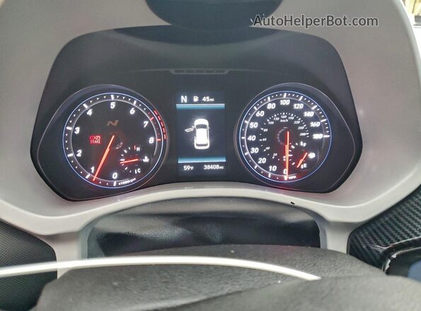 KMHT36AH8LU008240 2020 HYUNDAI VELOSTER Blue Սարքավորումների վահանակի տեսք