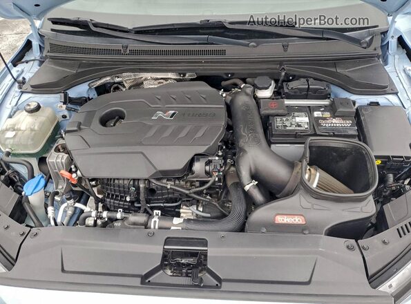 KMHT36AH8LU008240 2020 HYUNDAI VELOSTER Blue Շարժիչի բաժամունքի տեսք