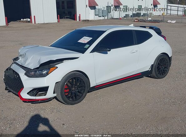 KMHT36AH9LU005122 2020 HYUNDAI VELOSTER N Белый Передняя левая четверть