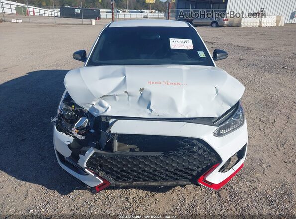 KMHT36AH9LU005122 2020 HYUNDAI VELOSTER N Белый Вид сзади