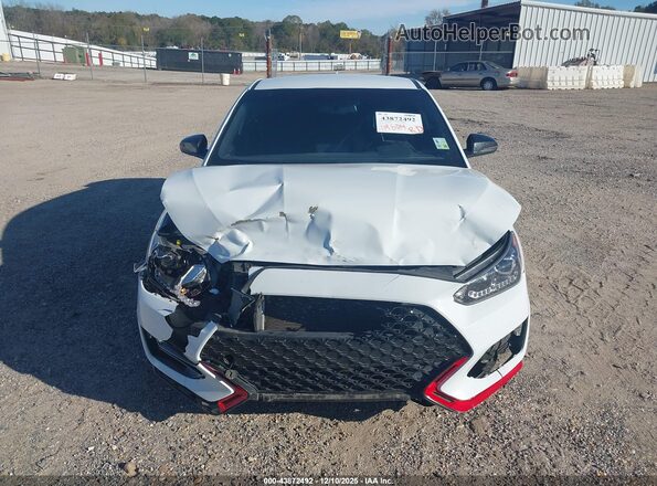 KMHT36AH9LU005122 2020 HYUNDAI VELOSTER N Белый Вид задней части салона