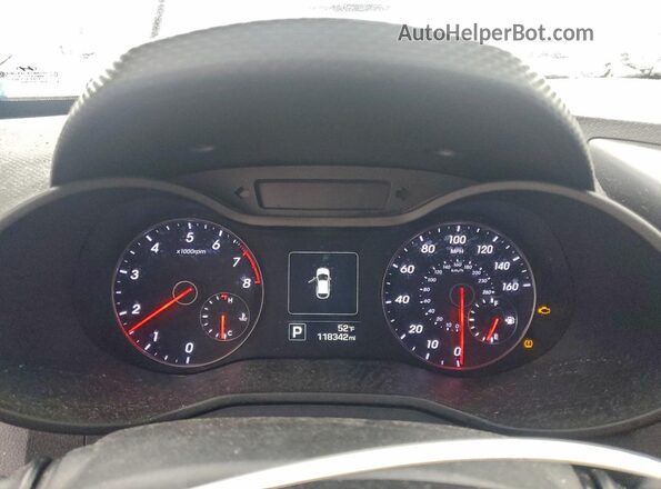 KMHTC6AE1GU278955 2016 HYUNDAI VELOSTER White Instrument cluster view