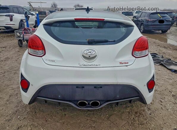 KMHTC6AE1GU278955 2016 HYUNDAI VELOSTER White Rear view