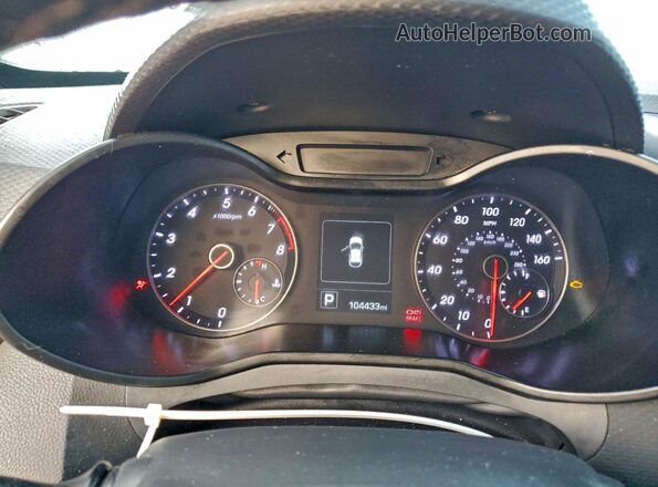 KMHTC6AE6GU302568 2016 HYUNDAI VELOSTER White Instrument cluster view