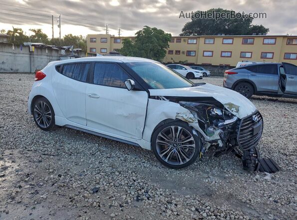 KMHTC6AE6GU302568 2016 HYUNDAI VELOSTER White Front right