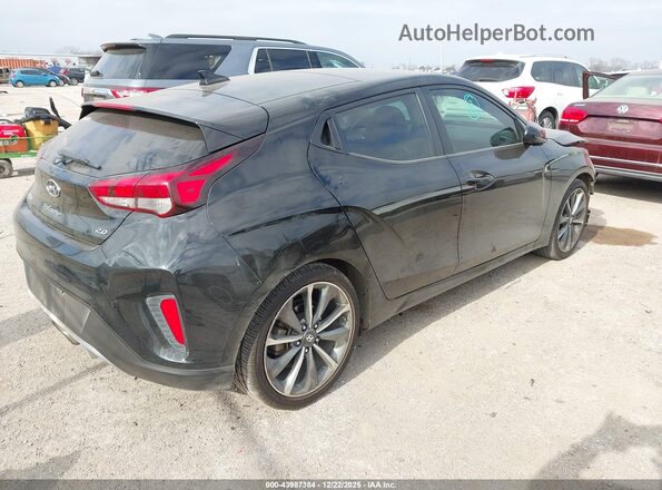 KMHTG6AF8KU013486 2019 HYUNDAI VELOSTER Black Tył prawy