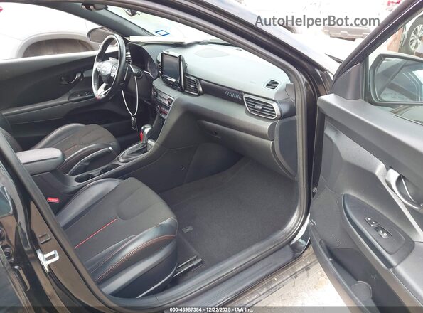 KMHTG6AF8KU013486 2019 HYUNDAI VELOSTER Black Widok wnętrza z przodu