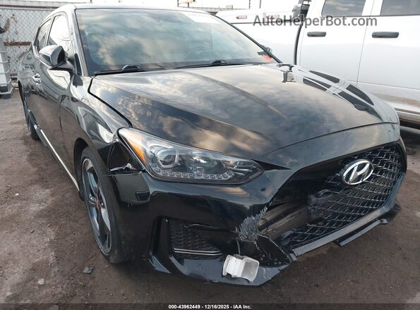 KMHTH6AB6LU023008 2020 HYUNDAI VELOSTER Black Widok z przodu