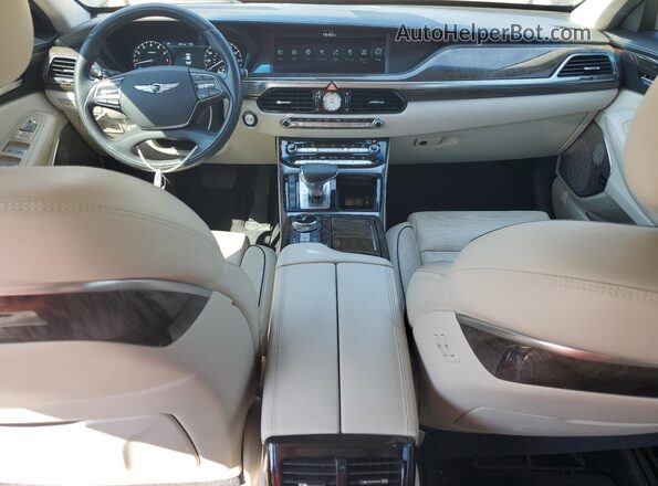 KMTF34JA2KU061640 2019 GENESIS G90 Черный Вид панели приборов