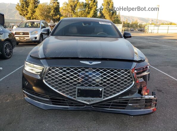 KMTF54PH3MU084782 2021 GENESIS G90 Black წინა ხედი