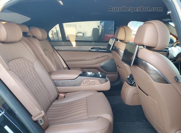 KMTF54PH3MU084782 2021 GENESIS G90 Black უკანა სავარძლების ხედი