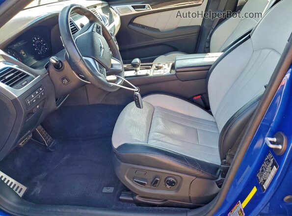 KMTFN4JB0LU332845 2020 GENESIS G80 Blue Вид салону спереду