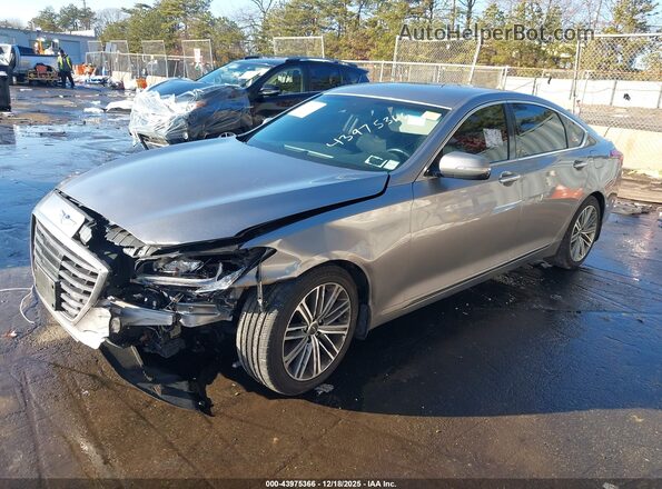 KMTFN4JE1LU337997 2020 GENESIS G80 Gray Przód lewy