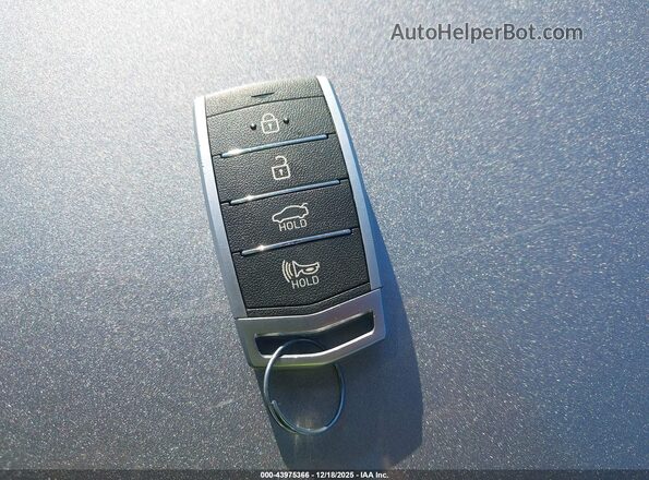 KMTFN4JE1LU337997 2020 GENESIS G80 Gray Widok deski rozdzielczej
