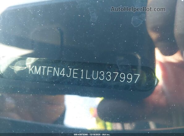 KMTFN4JE1LU337997 2020 GENESIS G80 Gray 