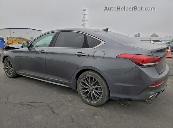 KMTFN4JE5LU328901 2020 GENESIS G80 Серый Задняя левая четверть