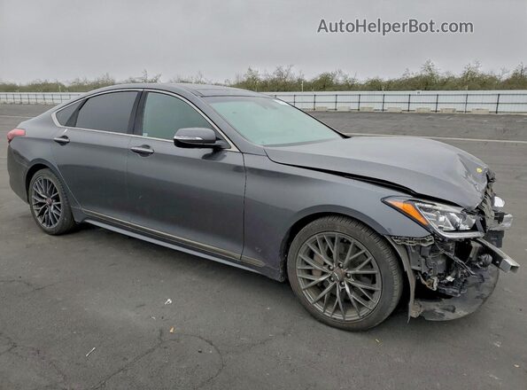 KMTFN4JE5LU328901 2020 GENESIS G80 Серый Передняя правая четверть