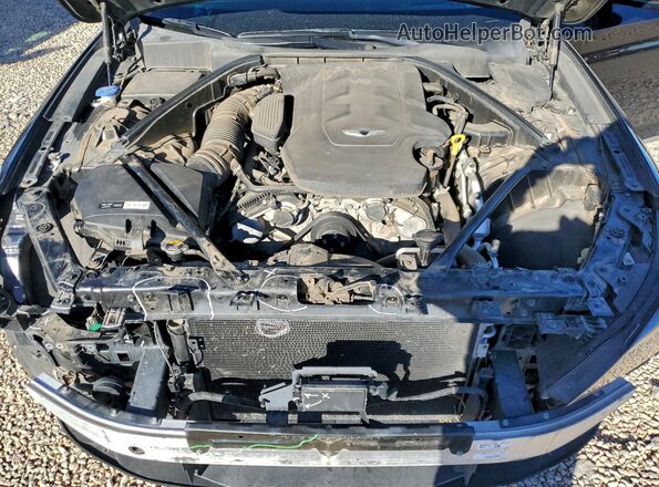 KMTFN4JE5LU338036 2020 GENESIS G80 Black Widok wnętrza z tyłu