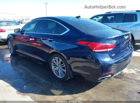 KMTFN4JE6LU337347 2020 GENESIS G80 Dark Blue Rear left