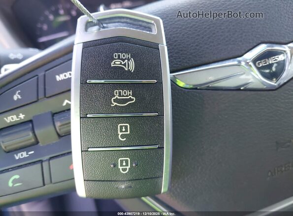 KMTFN4JE6LU337347 2020 GENESIS G80 Dark Blue Dashboard view