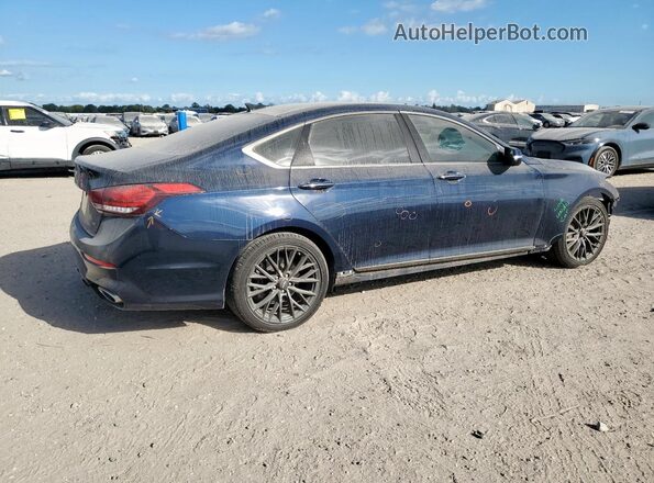 KMTFN4JE7LU328737 2020 GENESIS G80 Blue Tył prawy