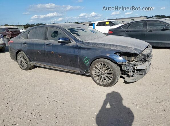KMTFN4JE7LU328737 2020 GENESIS G80 Blue Przód prawy