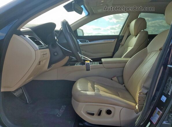 KMTFN4JE7LU328737 2020 GENESIS G80 Blue Widok wnętrza z przodu