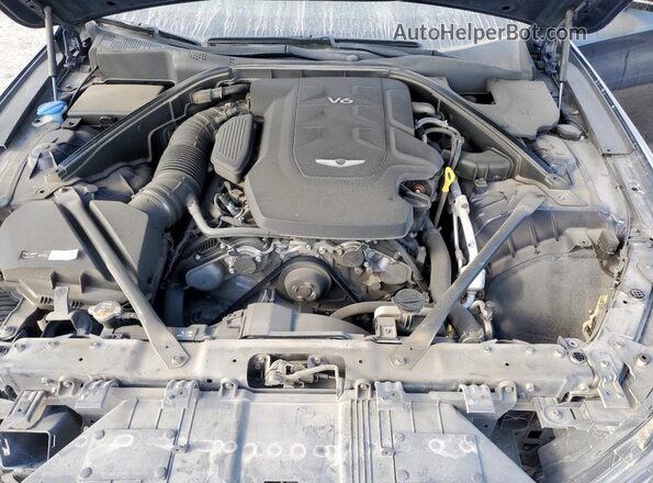 KMTFN4JE7LU328737 2020 GENESIS G80 Blue Widok wnętrza z tyłu