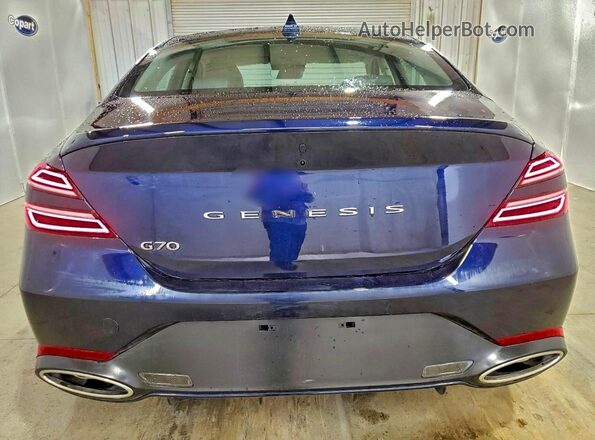 KMTG14SC4TU165459 2026 GENESIS G70 Blue Հետևի տեսք