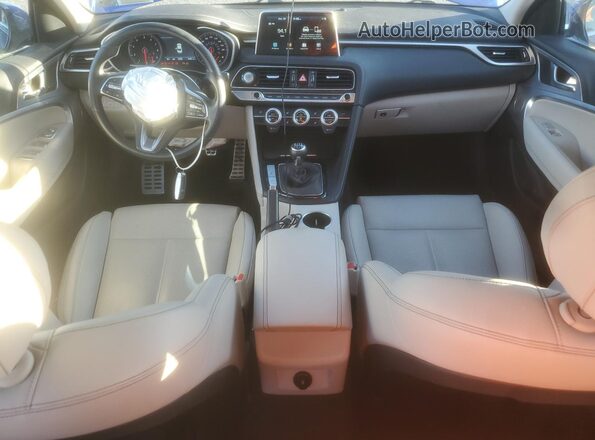 KMTG24LA8LU048901 2020 GENESIS G70 Blue Dashboard view