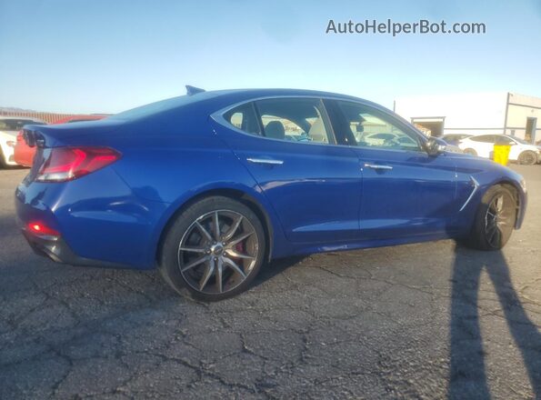 KMTG24LA8LU048901 2020 GENESIS G70 Blue Rear right