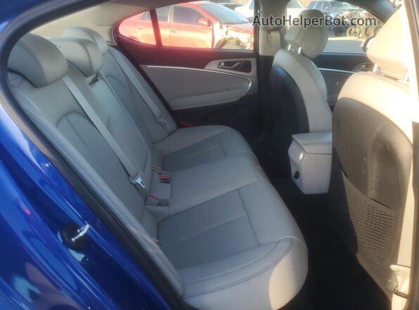 KMTG24LA8LU048901 2020 GENESIS G70 Blue Rear seats view