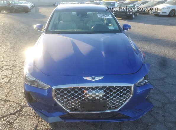 KMTG24LA8LU048901 2020 GENESIS G70 Blue Front view