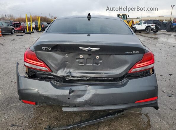 KMTG34LA0MU073595 2021 GENESIS G70 Gray Vista trasera